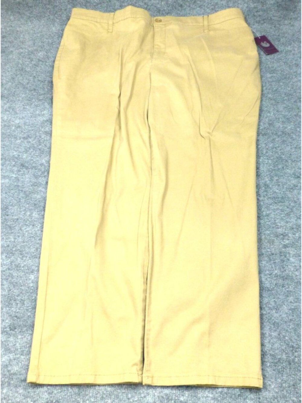 Gloria Vanderbilt Amanda Womens Khaki‎ Straight-Leg Trousers Size 20WX29 Classic
